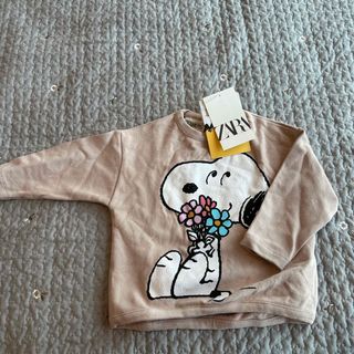 ザラ(ZARA)のZARA SNOOPYトレーナー(Tシャツ/カットソー)