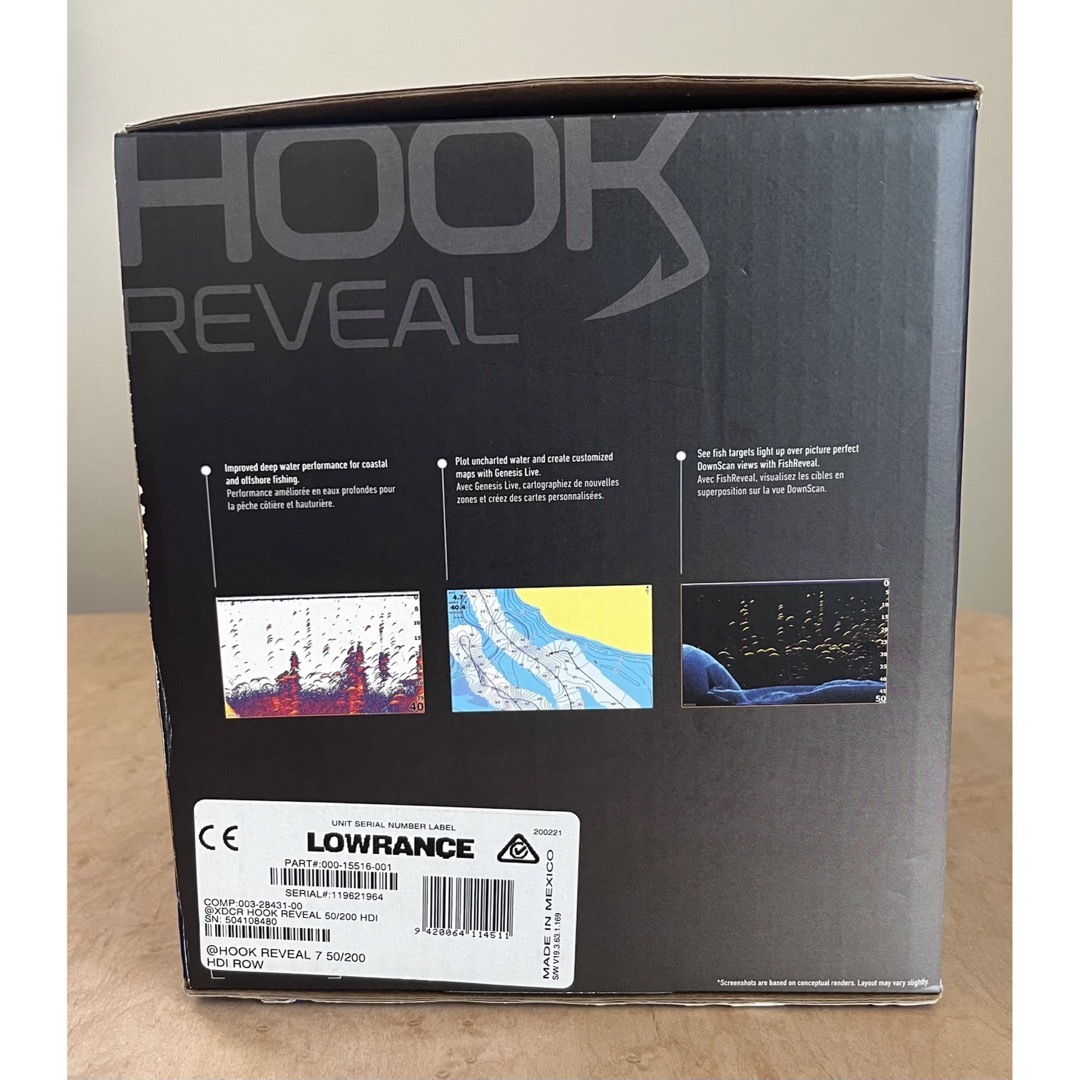 LOWRANCE  HOOK  REVEAL（ローランスフックリビール）7インチ スポーツ/アウトドアのフィッシング(その他)の商品写真