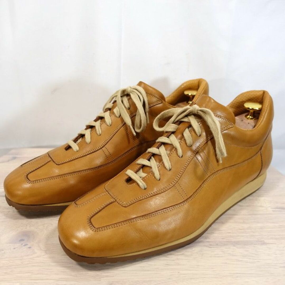 Santoni - 【美品】サントーニ レザースニーカー Santoniの通販 by