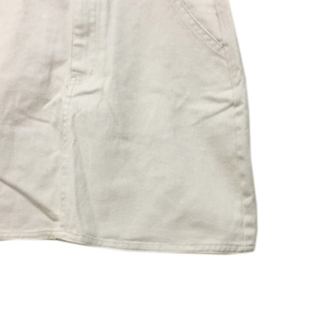 GRL(グレイル)のグレイル GRL スカート デニム 台形 ミニ M ベージュ 白 ホワイト レディースのスカート(ミニスカート)の商品写真