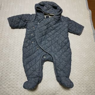 ベビーギャップ(babyGAP)の限定値引ベビーギャップ　アウター　60cm　ジャンプスーツ　カバーオール　くま耳(カバーオール)