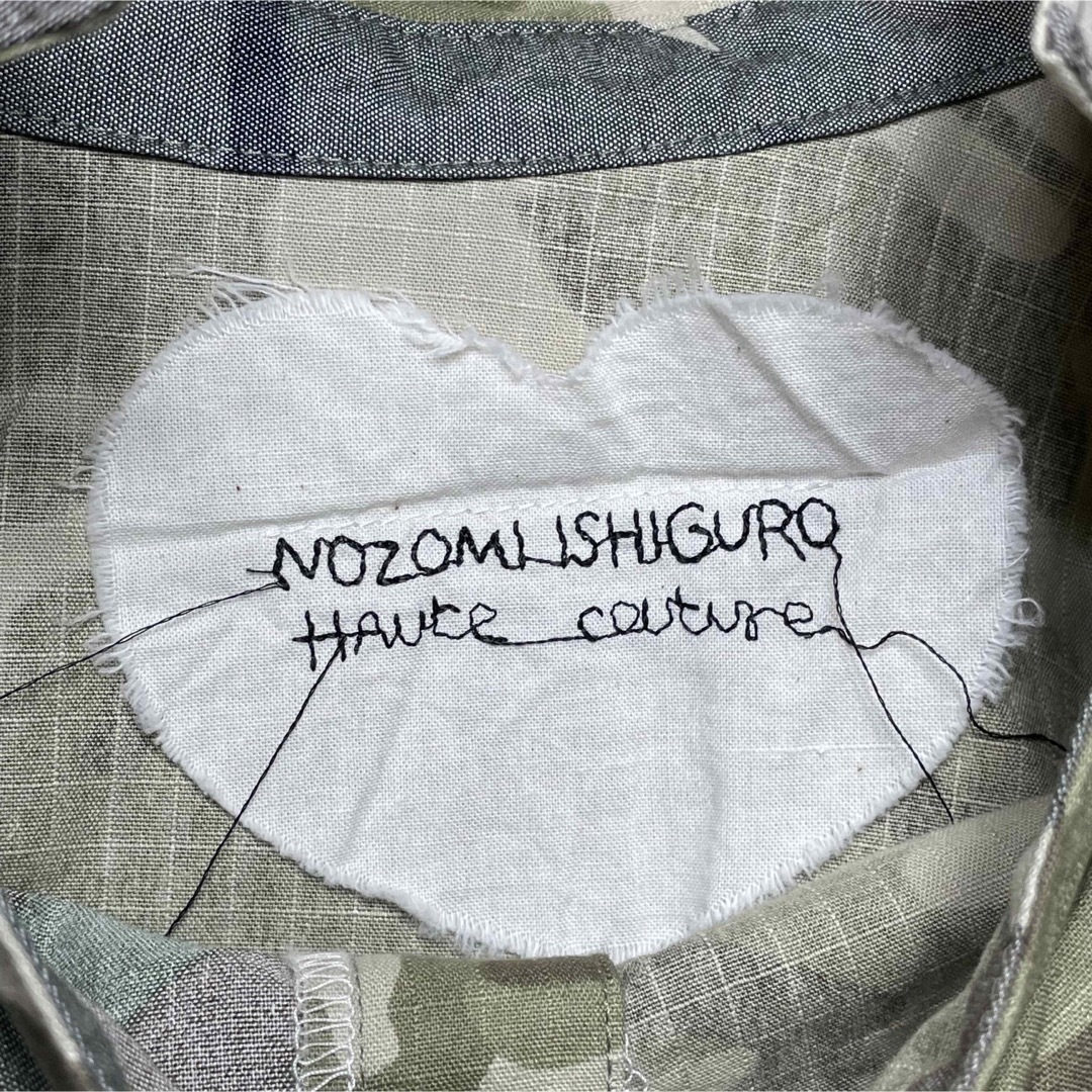 NOZOMI ISHIGURO(ノゾミイシグロ)のNOZOMI ISHIGURO ノゾミイシグロ 迷彩変形シャツ size F メンズのトップス(シャツ)の商品写真