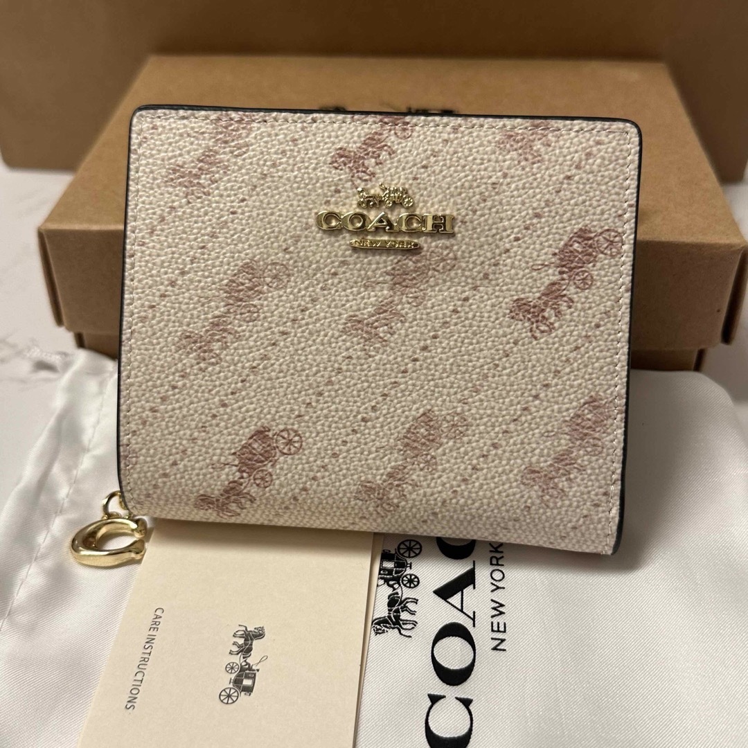 COACH　折り財布　シグネチャー　馬車