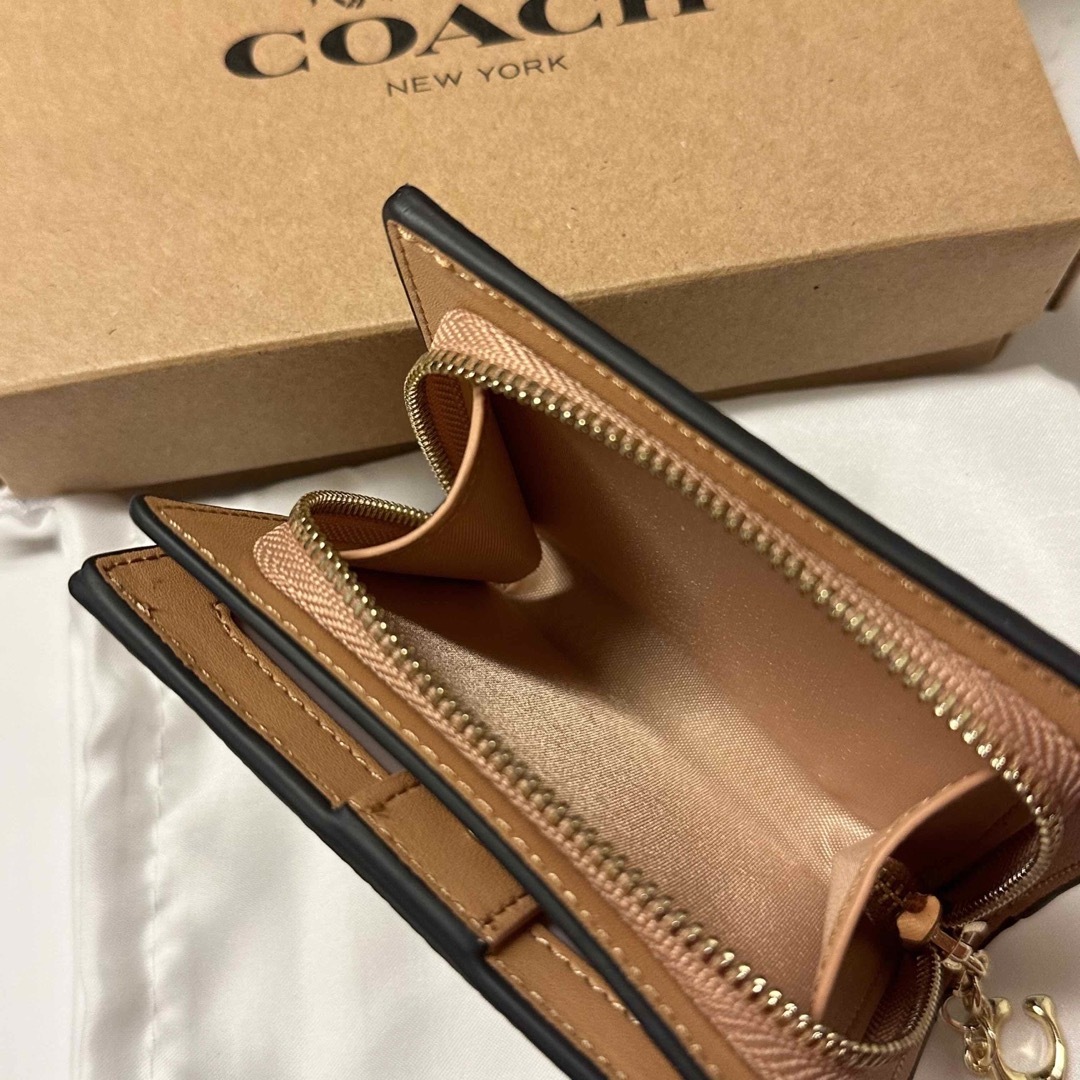 COACH　折り財布　シグネチャー　馬車