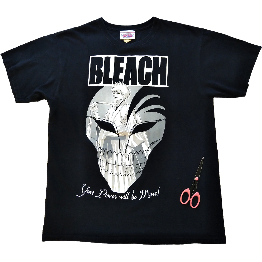 00s　ブリーチ　Tシャツ　Lサイズ　黒　アニメTシャツ　bleach *Tシャツ/カットソー(半袖/袖なし)