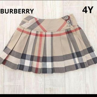 バーバリー(BURBERRY)の【BURBERRY】ノバチェックスカート 4Y 104cm(スカート)