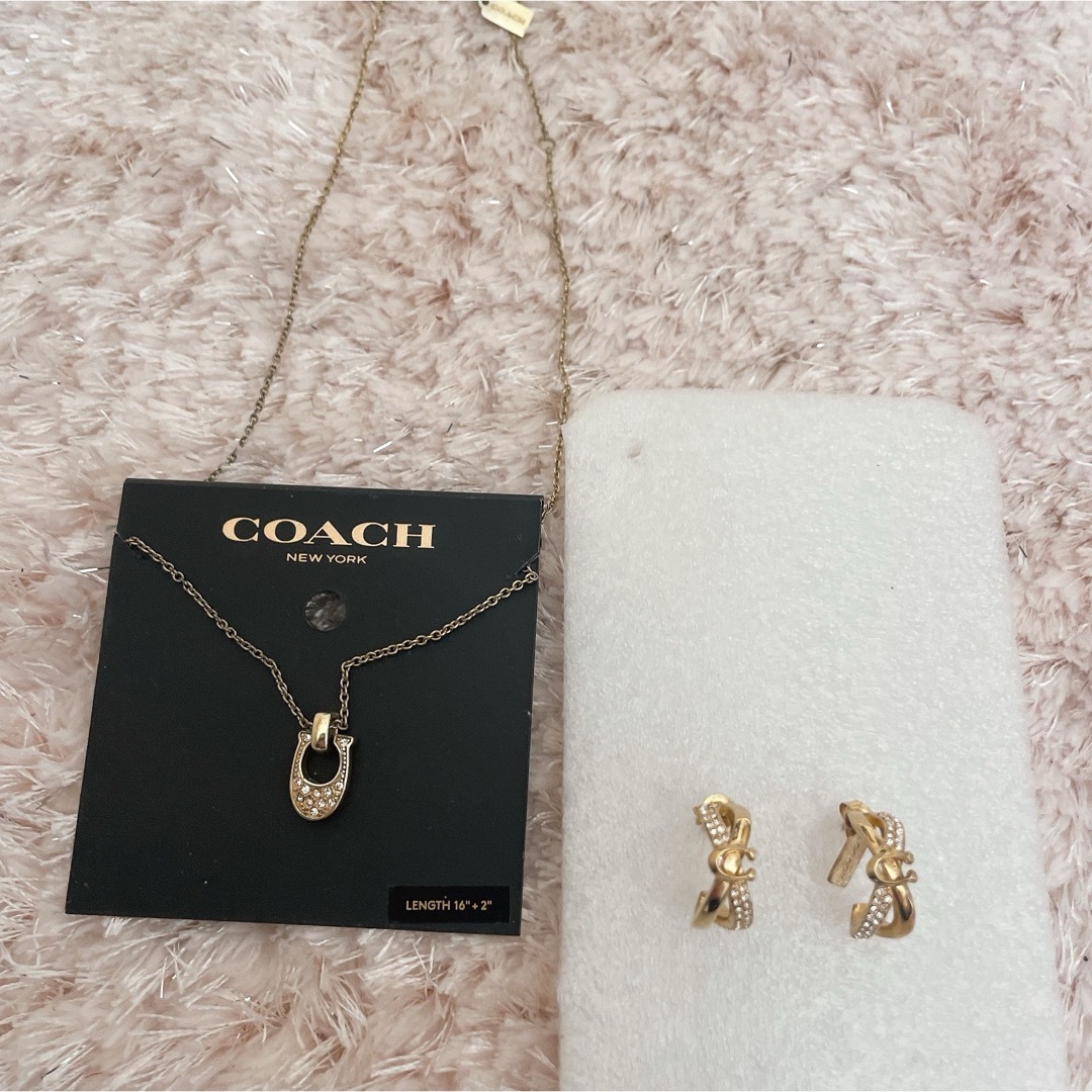 COACH(コーチ)の★最終価格★ coach ネックレス＋ピアス レディースのアクセサリー(ネックレス)の商品写真