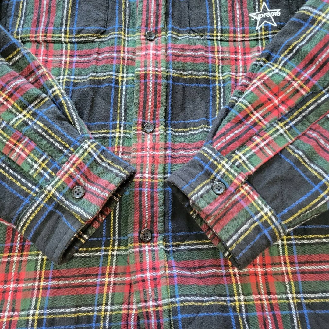 Supreme - 【美品】Supreme Quilted Plaid Flannel shirtの通販 by