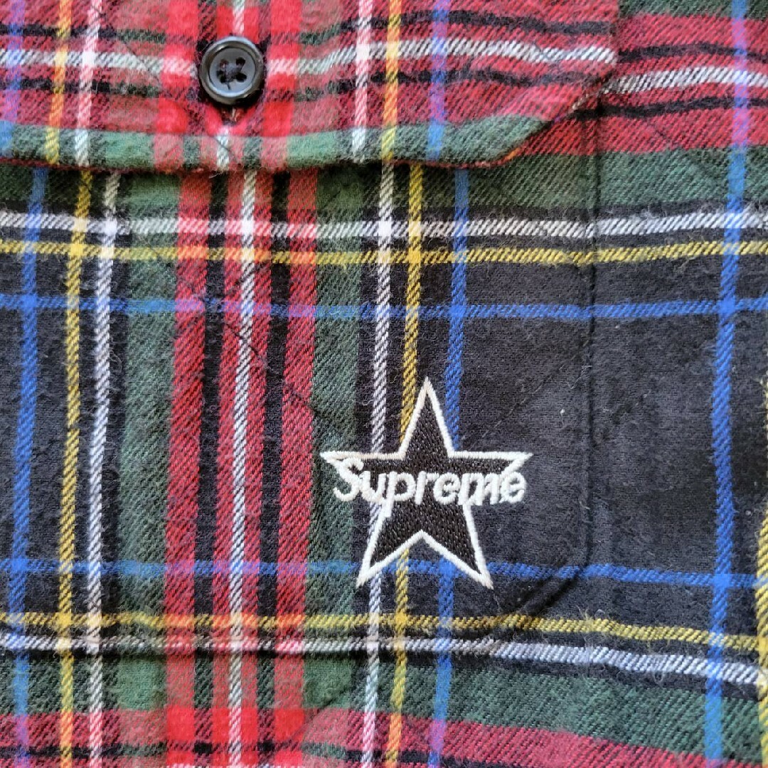 Supreme - 【美品】Supreme Quilted Plaid Flannel shirtの通販 by