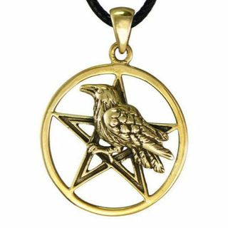 MM: Bronze Raven Pentacle Pendant(ネックレス)