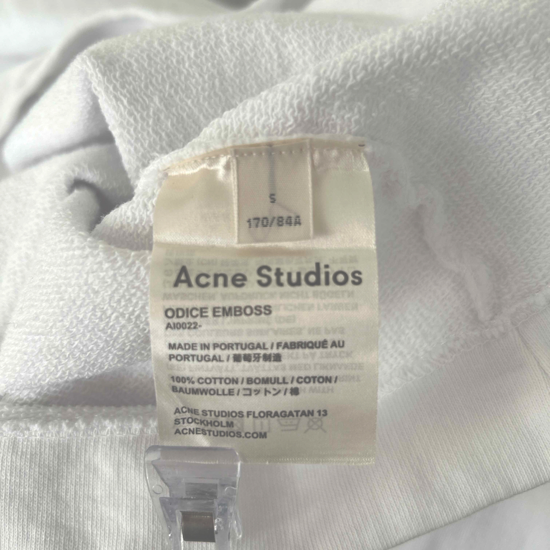 ACNE STUDIOS cotton トレーナー ロゴ コットン スェット