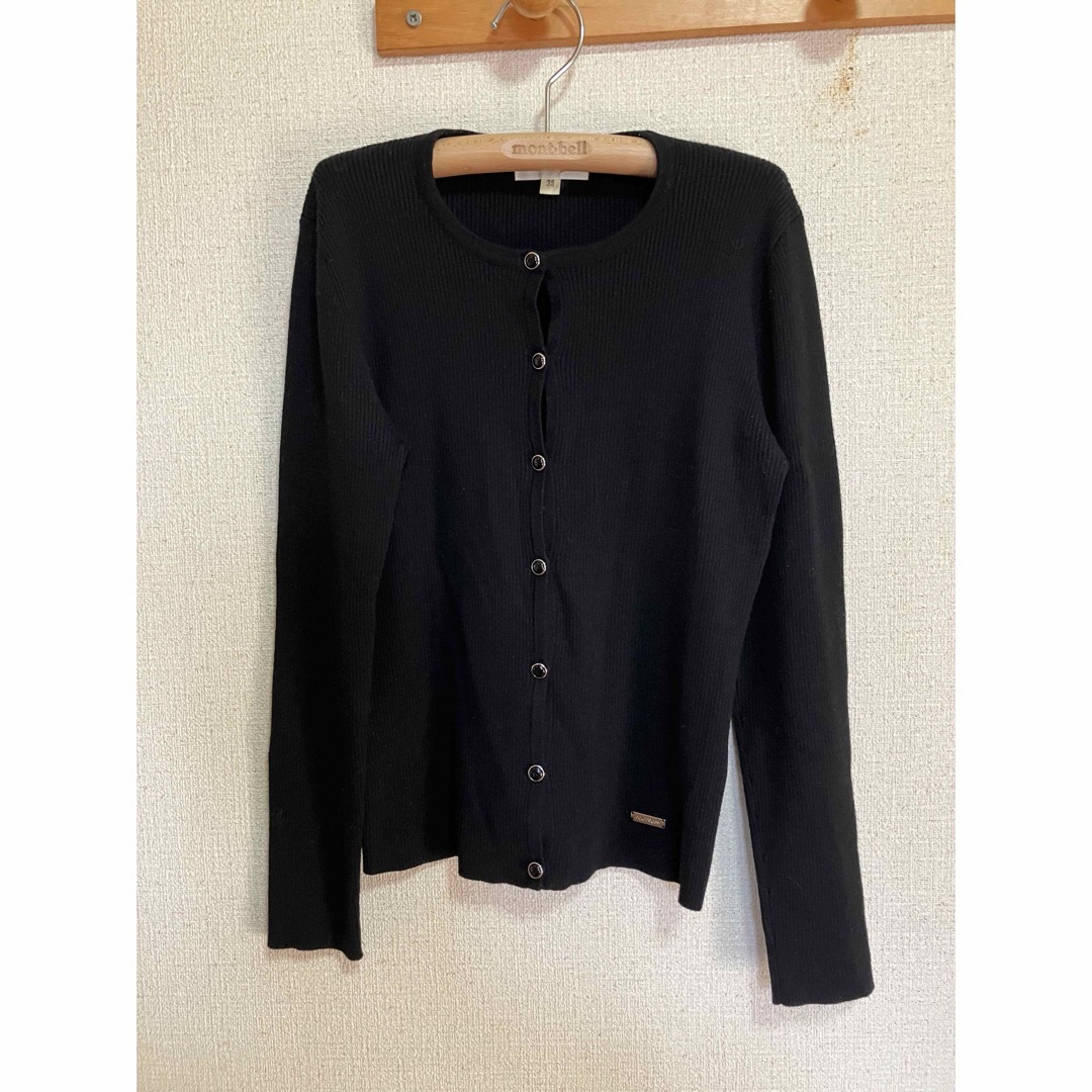 COURREGES クレージュ カーディガン ニット セーター リブ ブラック COURREGES クレージュ カーディガン ニット セーター リブ ブラック
