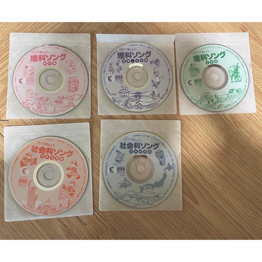 CDのみ　七田式 社会科ソング 理科ソング