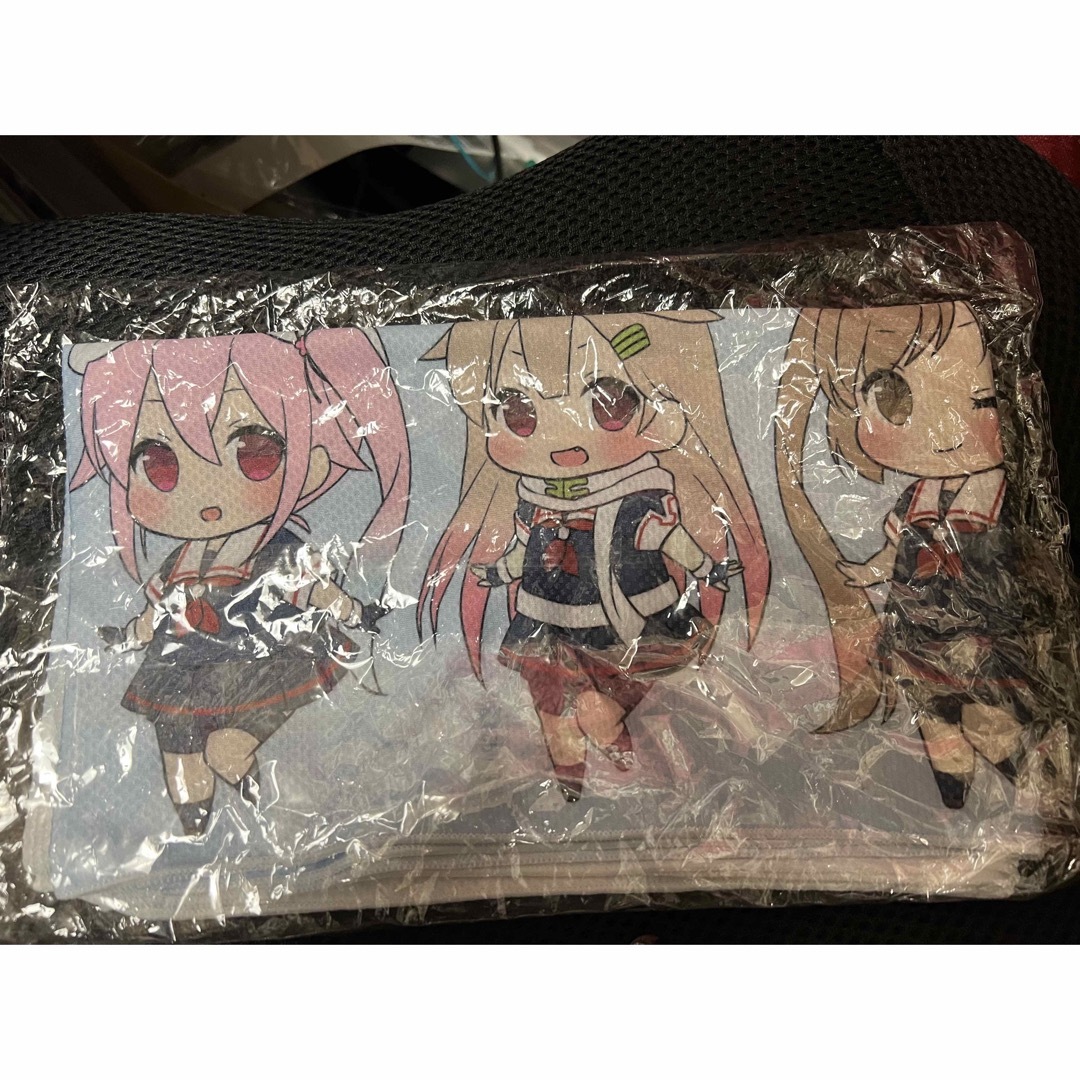 艦これ　フェイスタオル　サラサラ生地　白露型　マフラーも可　未使用　美品 エンタメ/ホビーのアニメグッズ(タオル)の商品写真