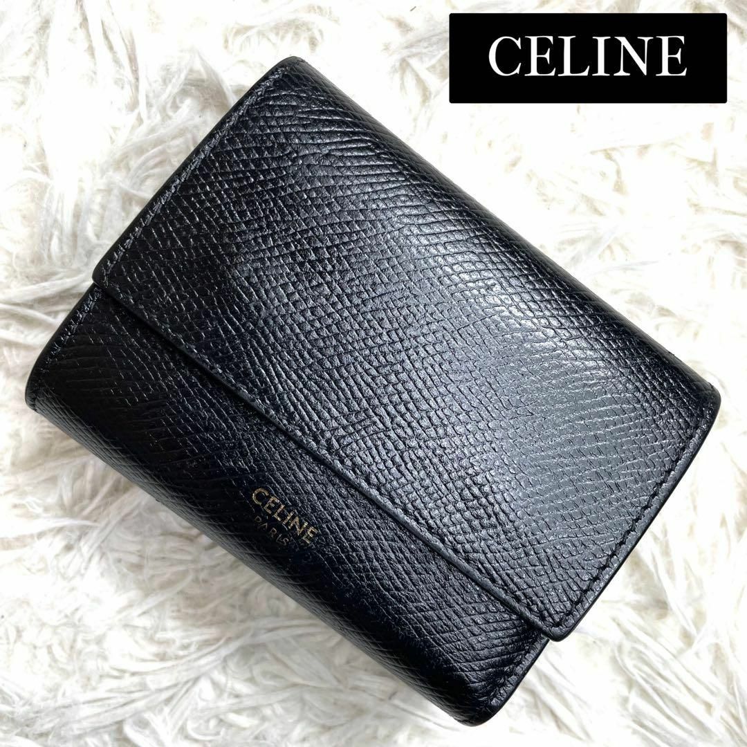 celine - ⋟美品⋞ 人気品 / セリーヌ カーフレザースモールトリ ...