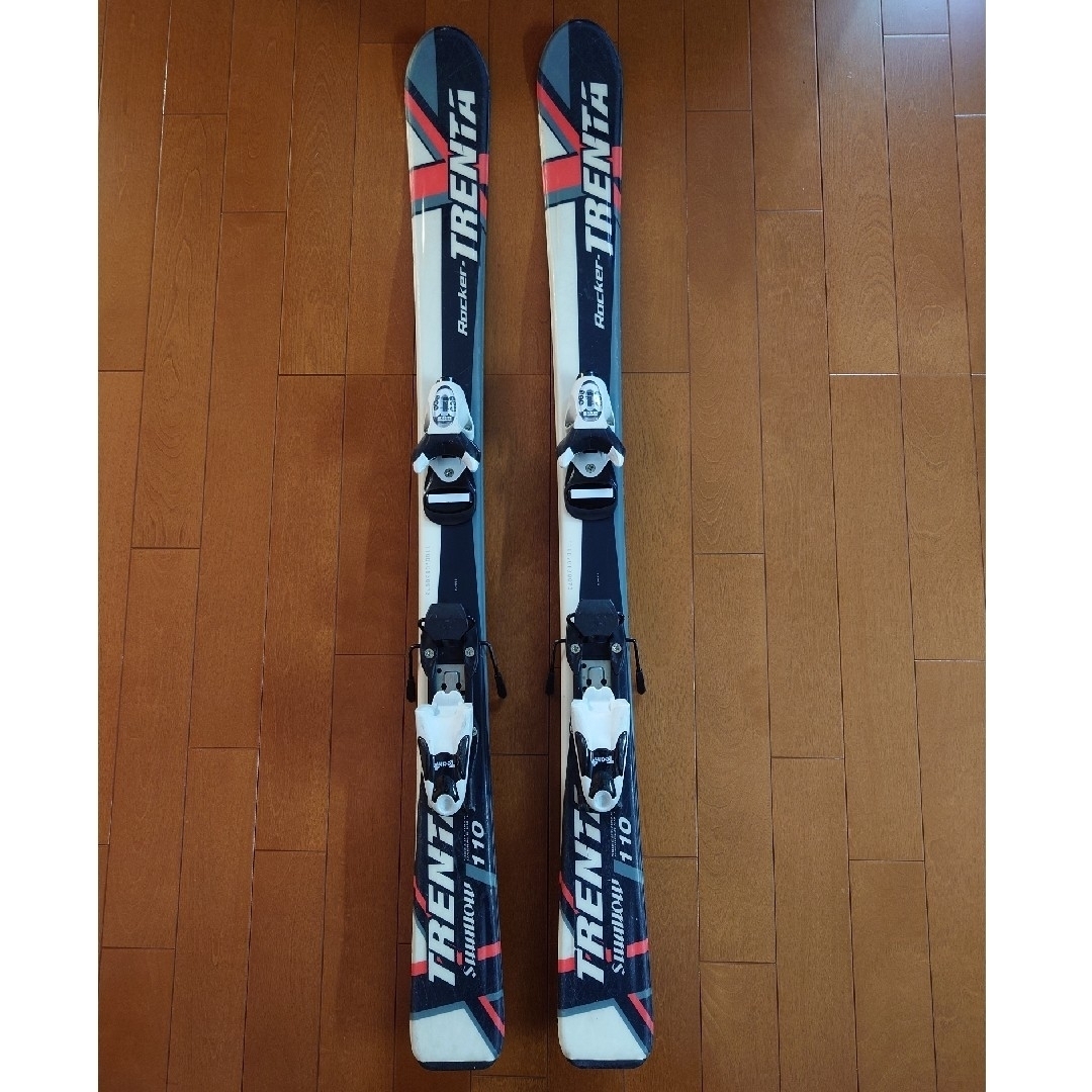 キッズ ジュニア)スキー板 (110cm) + ストック (85cm) - 板