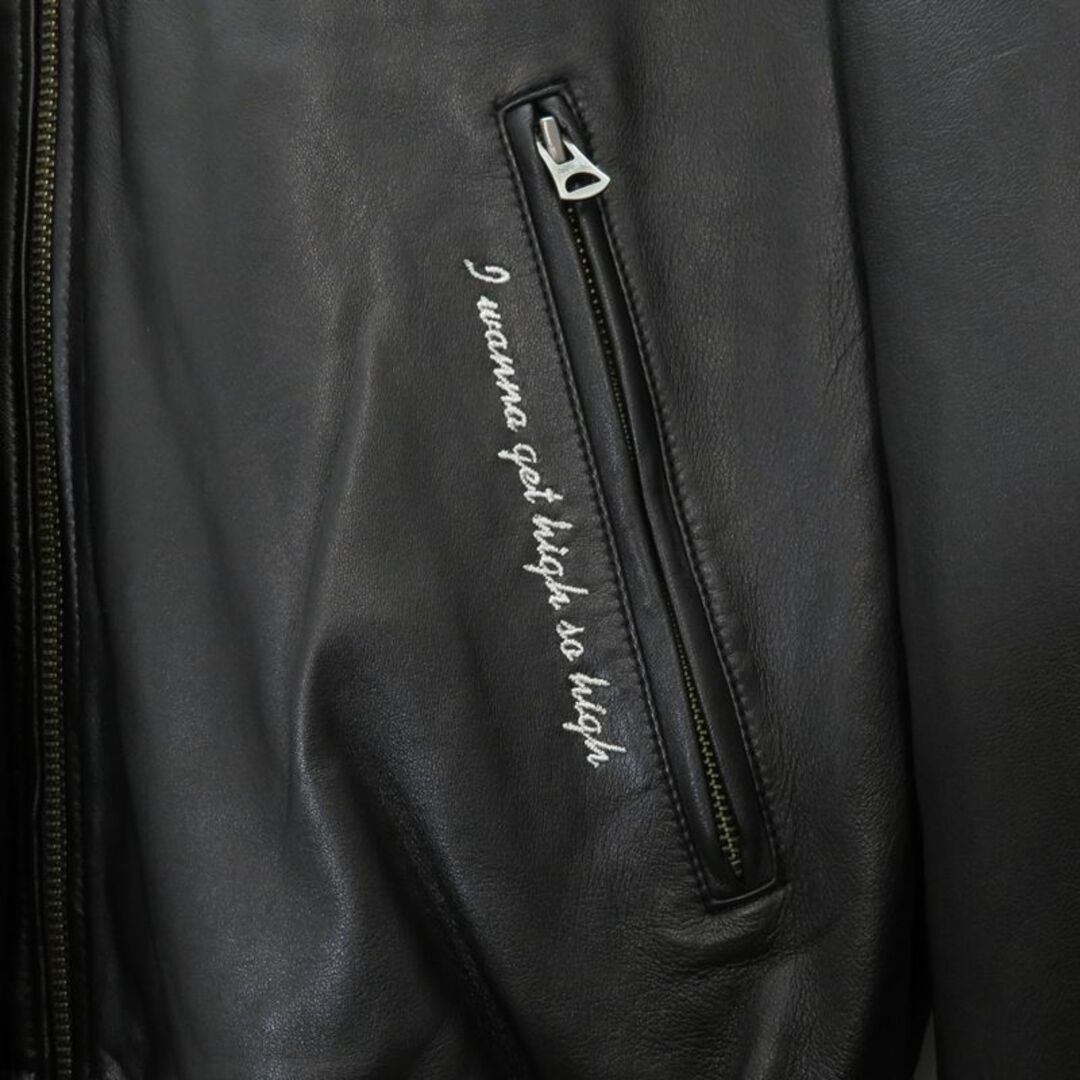 Back Channel(バックチャンネル)のBACK CHANNEL LEATHER ZIP UP BLOUSON メンズのジャケット/アウター(レザージャケット)の商品写真