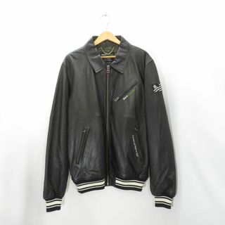 バックチャンネル(Back Channel)のBACK CHANNEL LEATHER ZIP UP BLOUSON(レザージャケット)