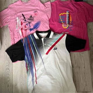 ヨネックス(YONEX)の3点YONEX MIZUNO ユニフォーム　練習着　Tシャツ(その他)