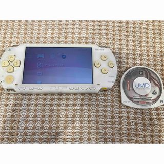 ソニー(SONY)のPSP 本体　ディスク1つ(携帯用ゲーム機本体)