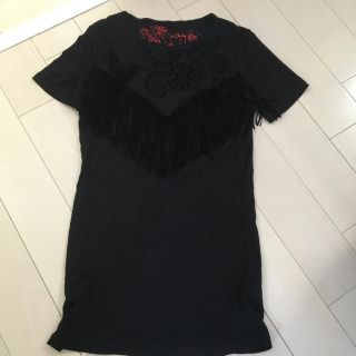 デシグアル(DESIGUAL)のDesigualフリンジＴシャツ(Tシャツ(半袖/袖なし))