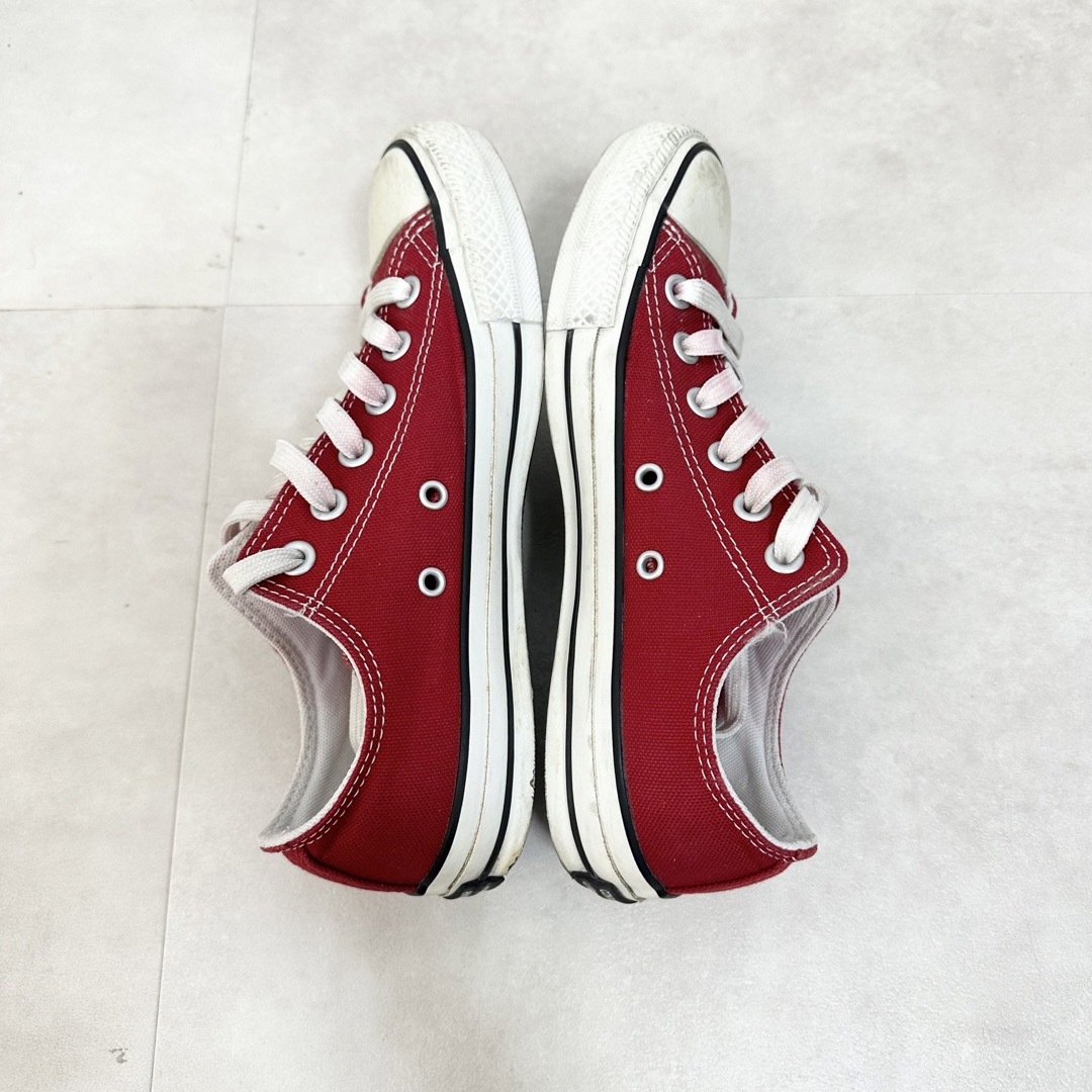 ALL STAR（CONVERSE）(オールスター)の【CONVERSE】赤 24.0 ALL STAR 100 COLORS OX レディースの靴/シューズ(スニーカー)の商品写真