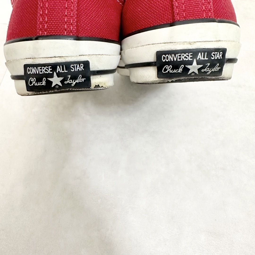 ALL STAR（CONVERSE）(オールスター)の【CONVERSE】赤 24.0 ALL STAR 100 COLORS OX レディースの靴/シューズ(スニーカー)の商品写真