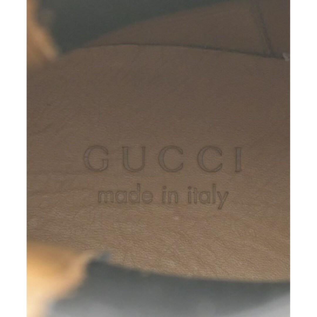 Gucci(グッチ)のGUCCI グッチ ブーツ UK8 1/2(27cm位) 黒 【古着】【中古】 メンズの靴/シューズ(ブーツ)の商品写真