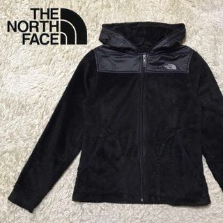 ザノースフェイス(THE NORTH FACE)の【フード付き】ノースフェイス ボアフリース あったか素材 ブラックK688(その他)