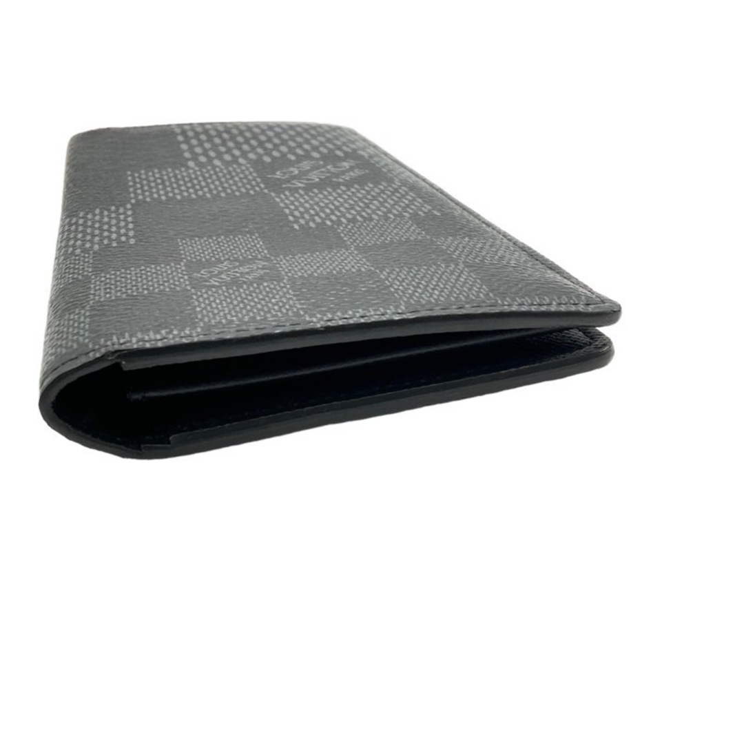 ルイ・ヴィトン LOUIS VUITTON グラフィット　3D　ポルトフォイユ　ブラザNM　二つ折り　長財布 M60436 ブラック PVCコーティングキャンバス PVC メンズ 長財布