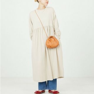 フリークスストア(FREAK'S STORE)のFREAK'S STORE　新品未使用ウエストギャザー切替マキシワンピース(ロングワンピース/マキシワンピース)