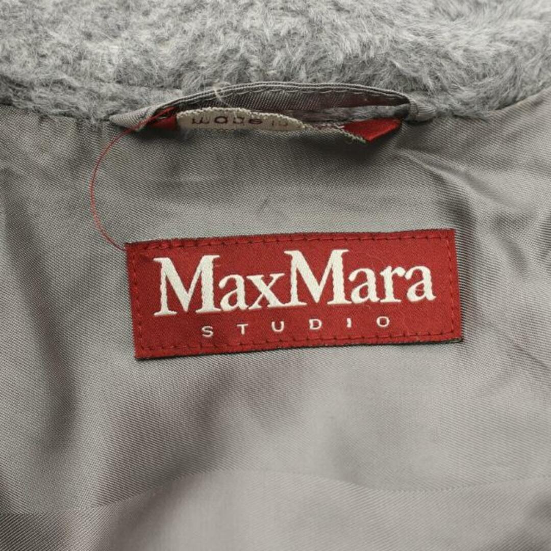 Max Mara(マックスマーラ)の ガウンコート ウール グレー フード付き レディースのジャケット/アウター(ガウンコート)の商品写真