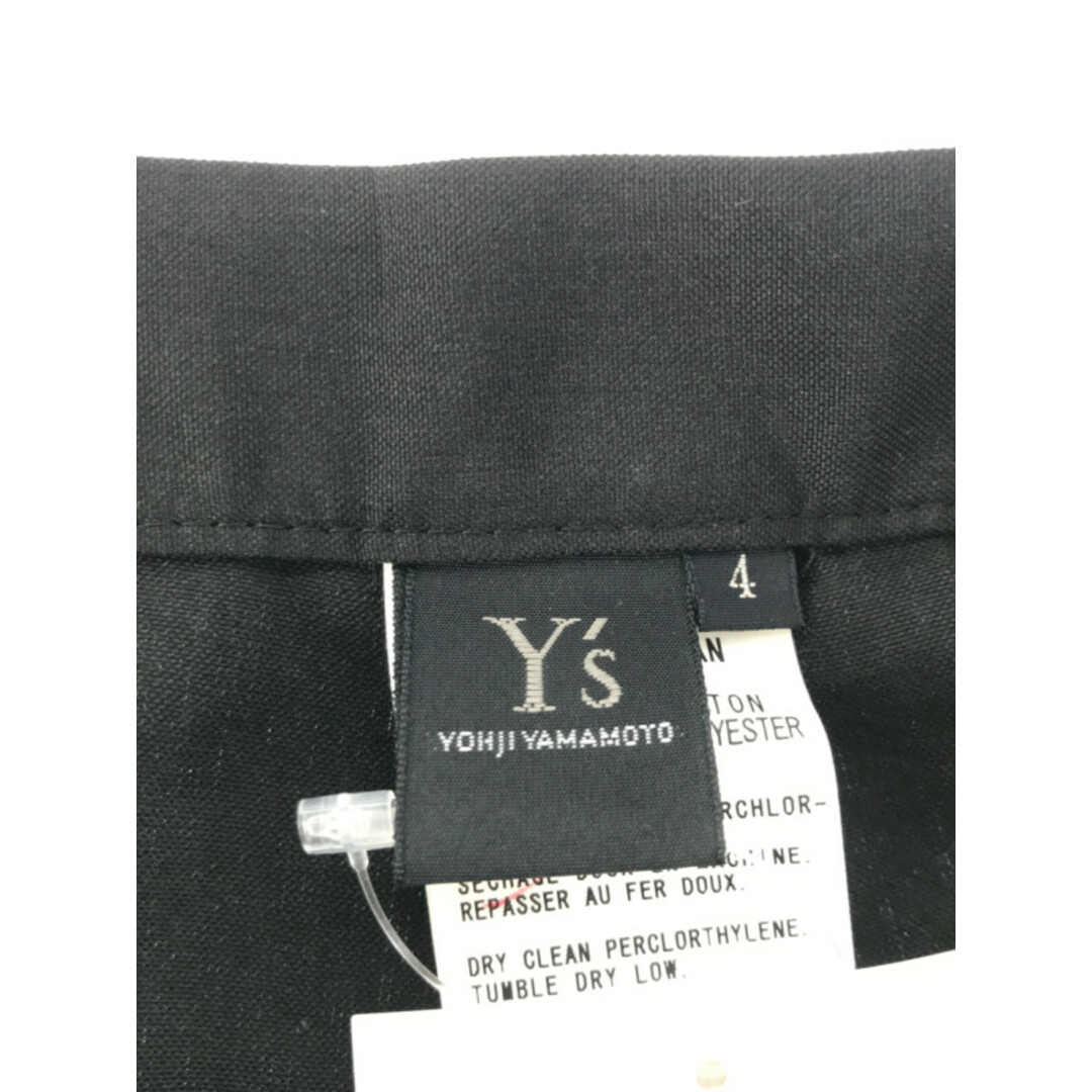 Y's(ワイズ)のY's ワイズ コットンポリエステル ジップパンツ ブラック 4 YE-P02-010 レディースのパンツ(その他)の商品写真