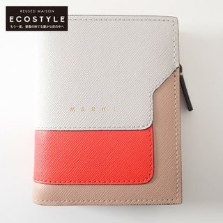 Marni - マルニ MARNI 財布 三つ折り ミニ財布 サフィアーノレザー ...