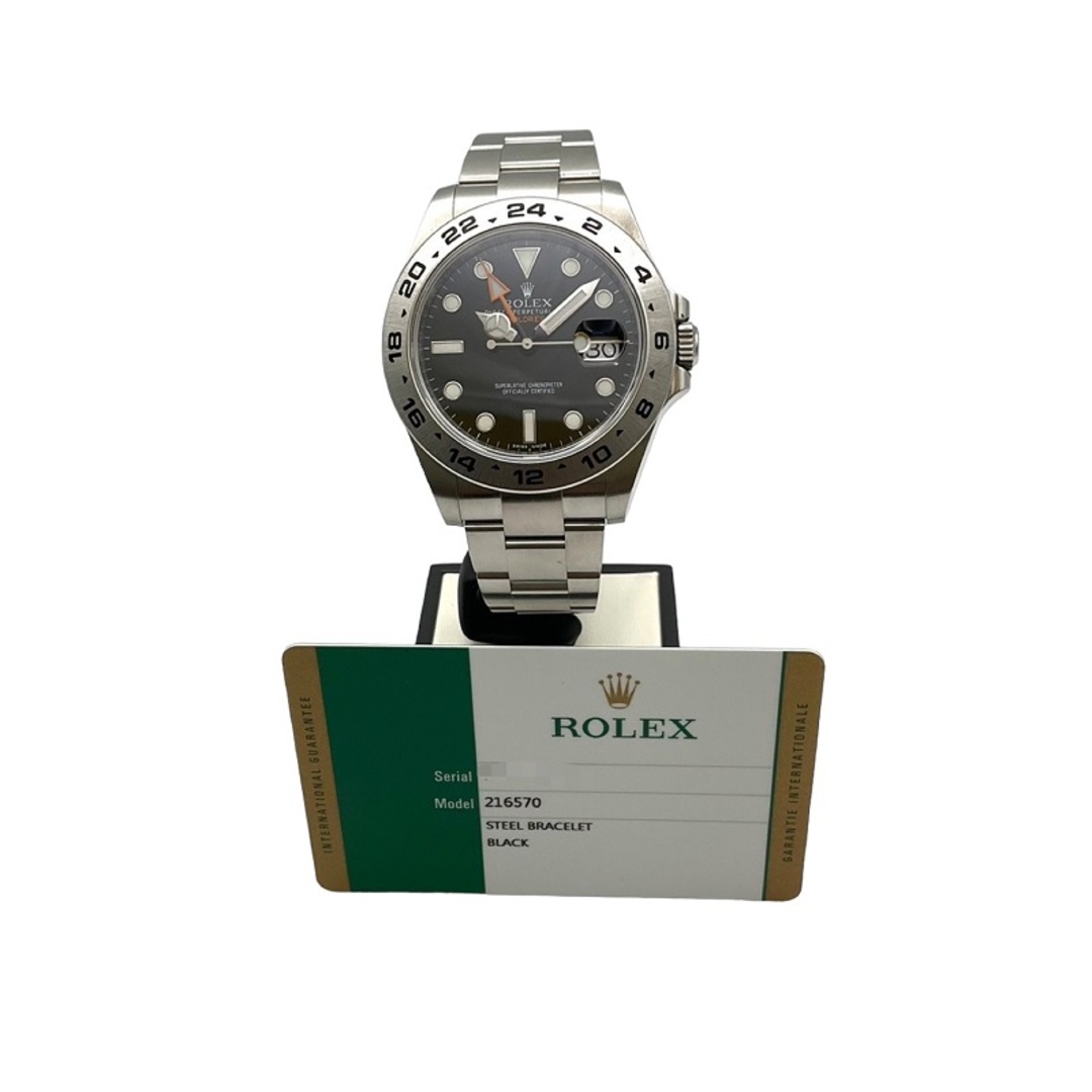 ROLEX 216570 エクスプローラー2 腕時計 SS SS メンズ