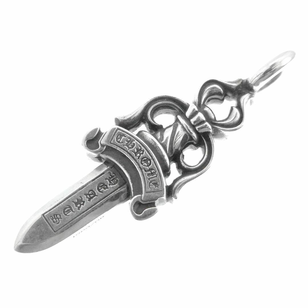 クロムハーツ CHROME HEARTS ■ 【 DOUBLE DAGGER 】 ダブルダガー シルバー ペンダント ネックレス トップ　3031216cm重さ