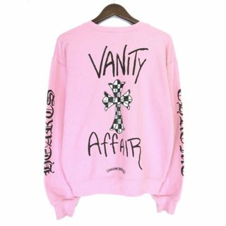 クロムハーツ(Chrome Hearts)のクロムハーツ CHROME HEARTS × マッティボーイ MATTY BOY ■ 【 PPO VANITY AFFAIR CREWNECK 】 バック プリント バニティー アフェア プルオーバー スウェット トレーナー　30313(スウェット)