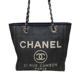 シャネル CHANEL ドーヴィルPM A66939 ブラック レディース トートバッグ