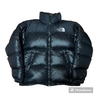 ザノースフェイス(THE NORTH FACE)の美品 THE NORTH FACE ヌプシ ダウンジャケット センターロゴ M(ダウンジャケット)