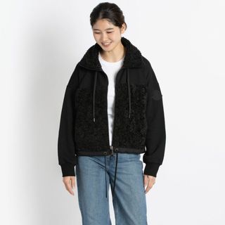 ●新品/正規品● MONCLRフリース 胸ロゴ & Backロゴ ZIP