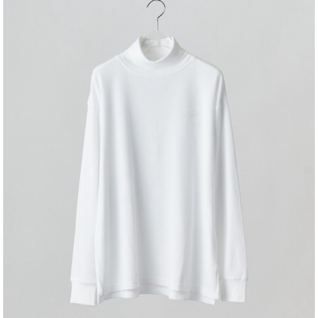 TAKEO KIKUCHI(タケオキクチ)のtk.TAKEO KIKUCHI タートルネック　カットソー　白 メンズのトップス(Tシャツ/カットソー(七分/長袖))の商品写真