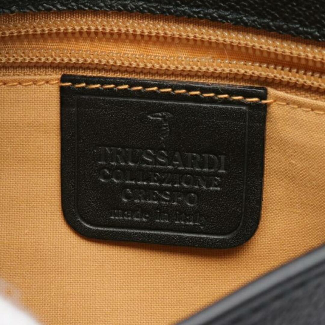Trussardi(トラサルディ)のCOLLEZIONE ショルダーバッグ レザー ブラック レディースのバッグ(ショルダーバッグ)の商品写真