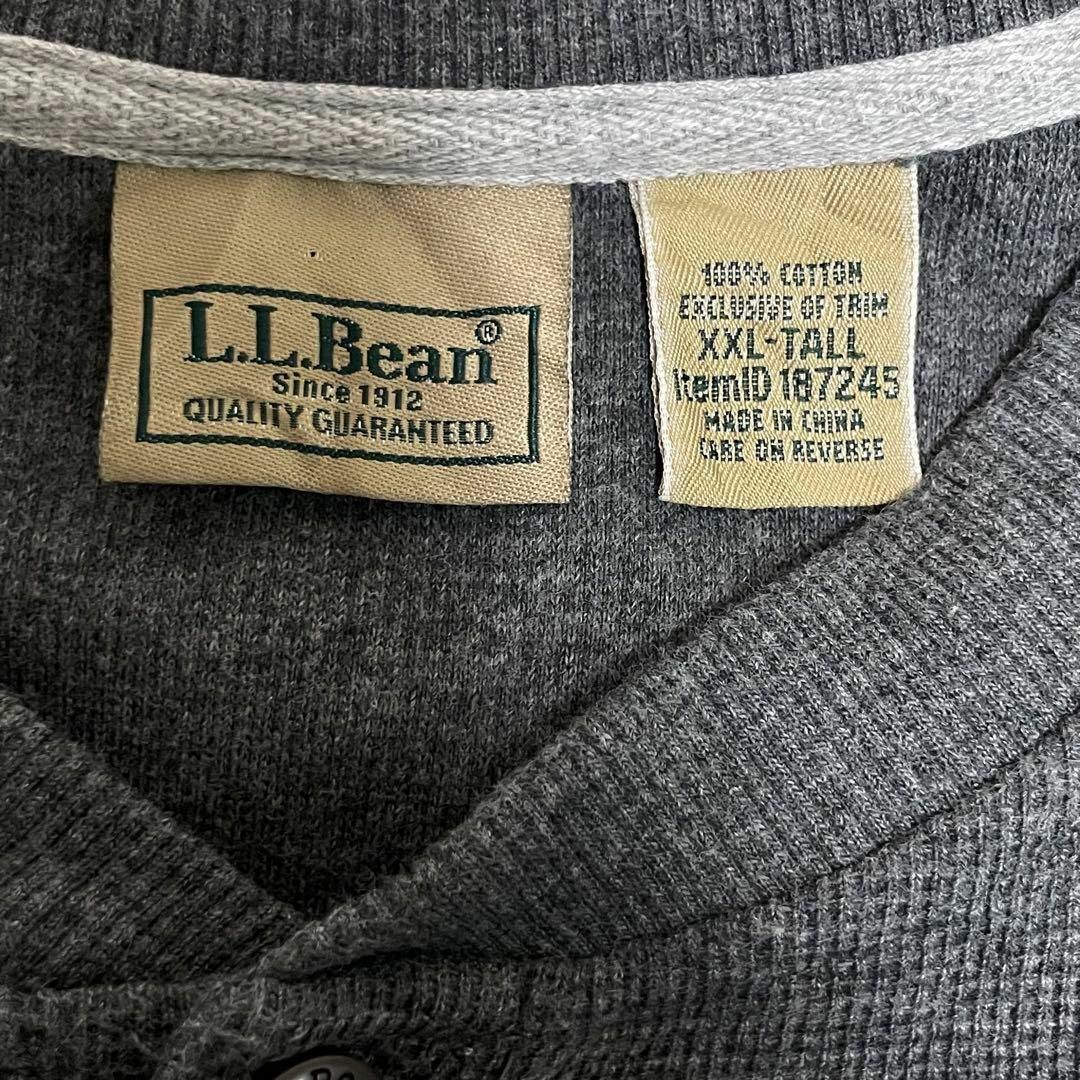 L.L.Bean - L.L.Bean エルエルビーン ハーフボタン コットンニット XXL