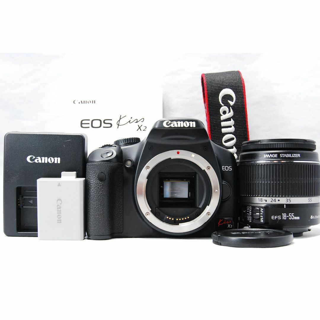 Canon - Canon EOS Kiss X2 レンズキット ≪ショット数約5000回≫の