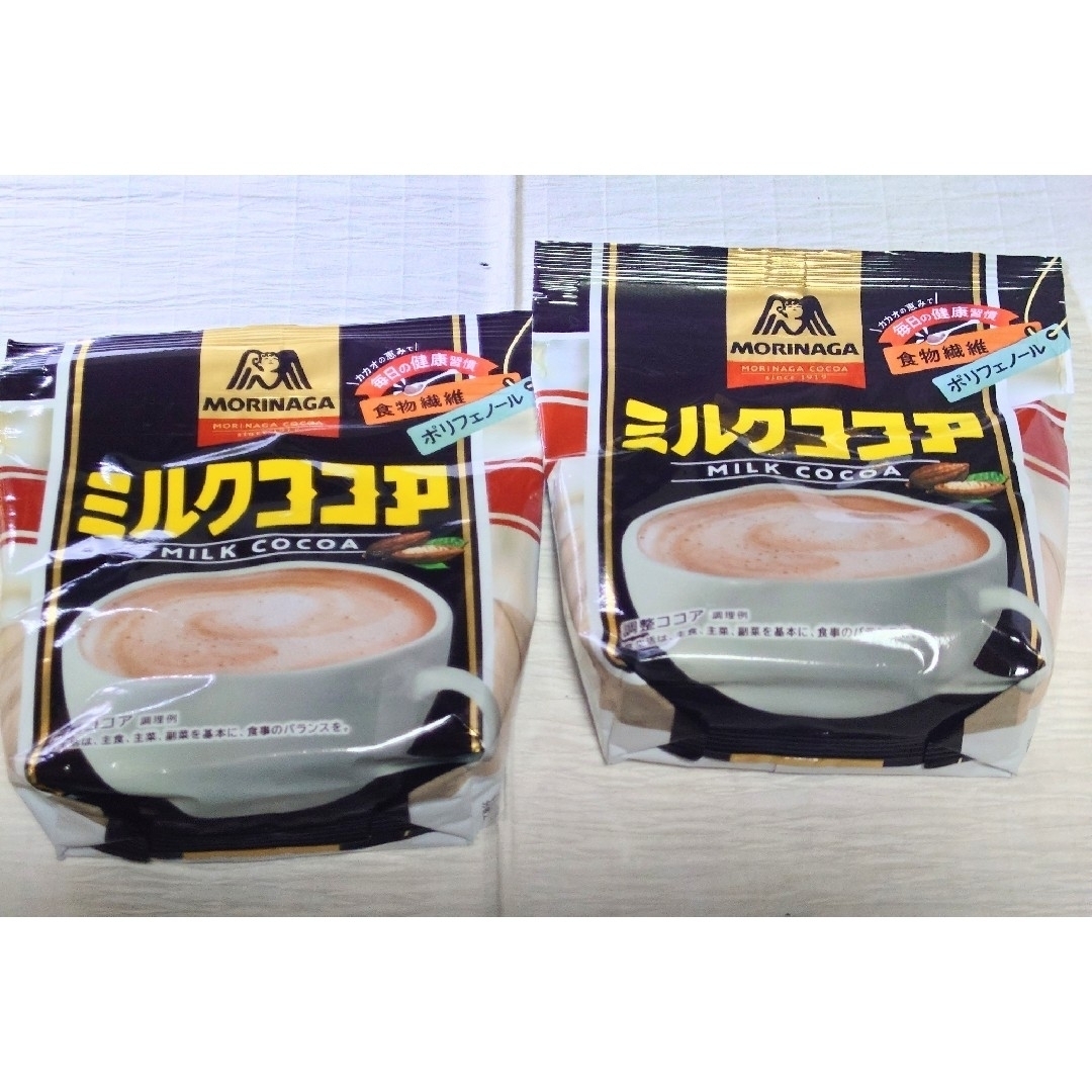 森永製菓(モリナガセイカ)の森永　ミルクココア　300g ２袋。 食品/飲料/酒の飲料(その他)の商品写真