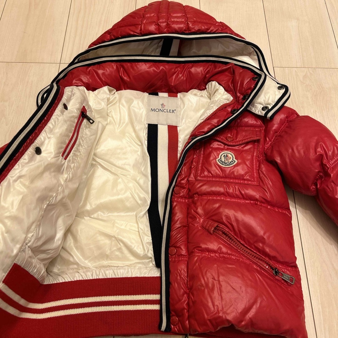 MONCLER - モンクレール レッドダウン サイズ128の通販 by aris's shop