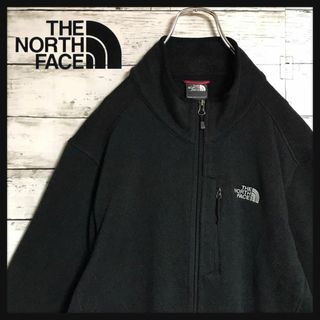 ザノースフェイス(THE NORTH FACE)の【美品】ノースフェイス 刺繍ロゴ入りフリース あったか ブラックK674(その他)