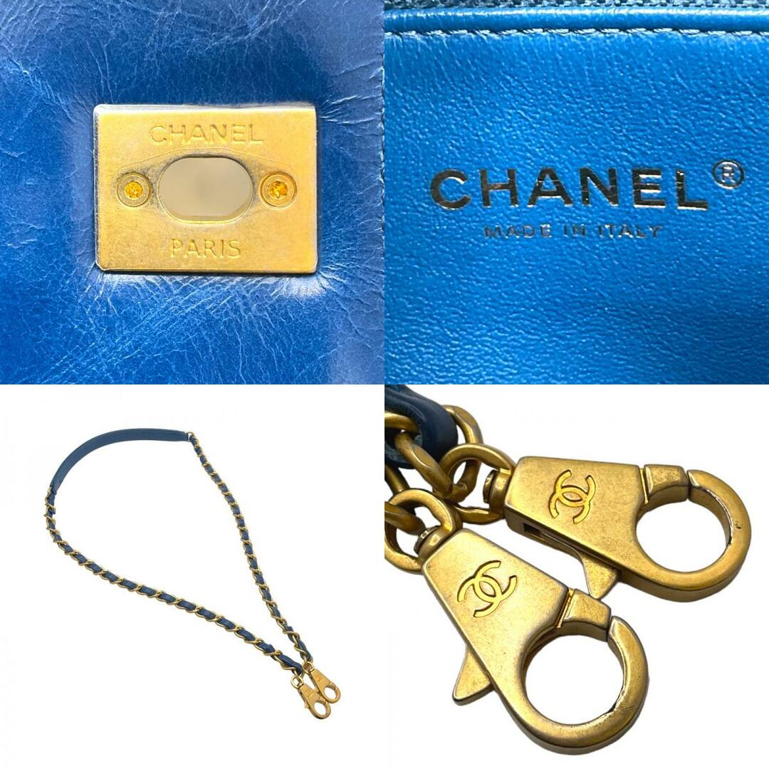 CHANEL - シャネル CHANEL ココハンドル29 Vステッチ ブルー CHANEL - シャネル CHANEL ココハンドル29 Vステッチ ブルー