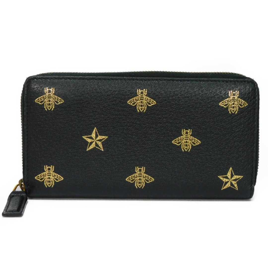 Gucci - GUCCI グッチ ビー & スター ジップアラウンドウォレット 蜂