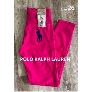 ポロラルフローレン(POLO RALPH LAUREN)のPOLO ラルフローレン　カラーデニム　ピンク　ビッグポニー　米国購入　新品(デニム/ジーンズ)